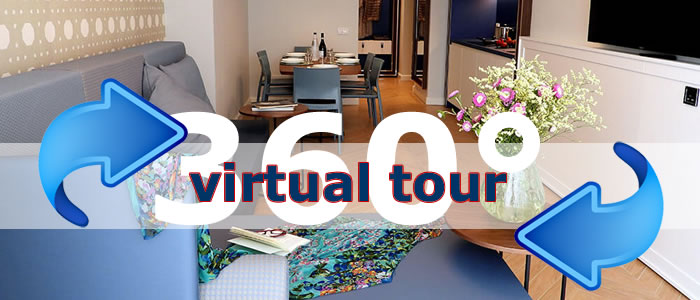 Click per visualizzare il Virtual Tour di BeSuite Apartments