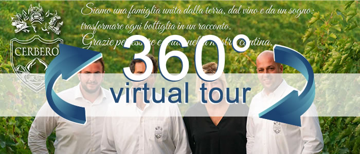 Click per visualizzare il Virtual Tour di Cantina Cerbero