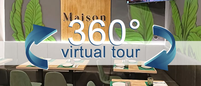 Click per visualizzare il Virtual Tour di Maison En-Joy Your Food